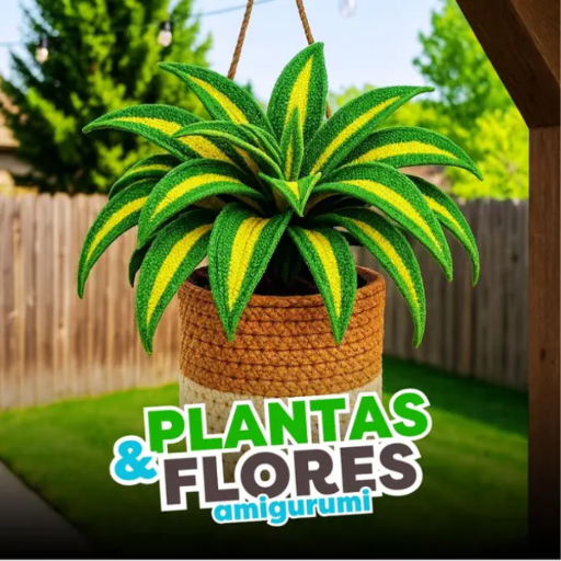 Crochê Plantas e Flores Amigurumi