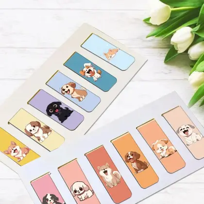 📋 Marcadores cachorrinhos